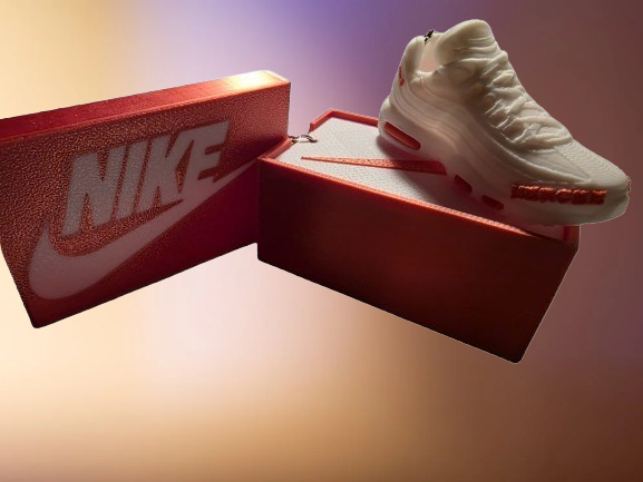 Zapatilla Nike con caja personalizada TORQIUM 3D
